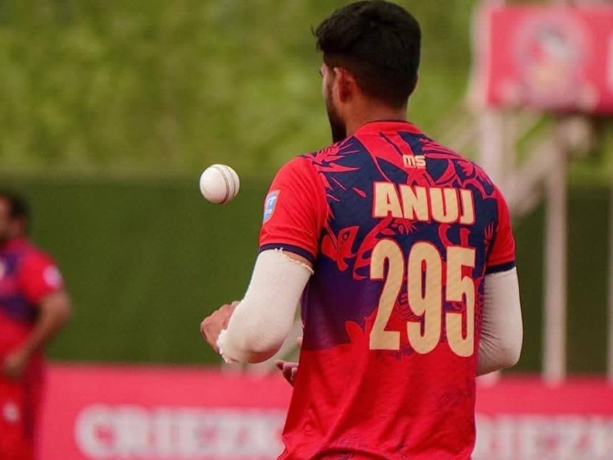 Bowler at the top of his mark, Supernova T10 League